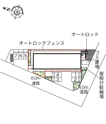 ★手数料０円★戸田市新曽 月極駐車場